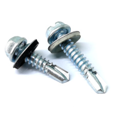 5.5X20Mm Metal Roofing Flange Galvanized Hex Head Self Drilling Tapping Screws